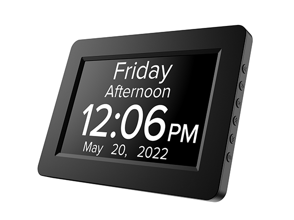 Talking time digital dementia alarm clock for Alzheimer