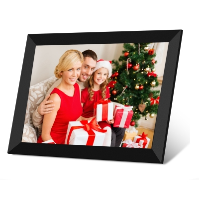 10.1 inch touch screen wifi cloud digital photo frame with video loop