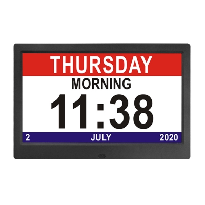 Wifi 10.1 inch dementia digital calendar day clock for memory loss