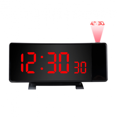 Temperature and humidity projection clock display time 2 clock FM radio clock